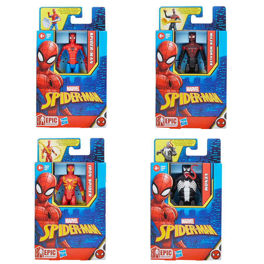 Marvel Epic Hero Series Iron Spider Action Figure, 4"
