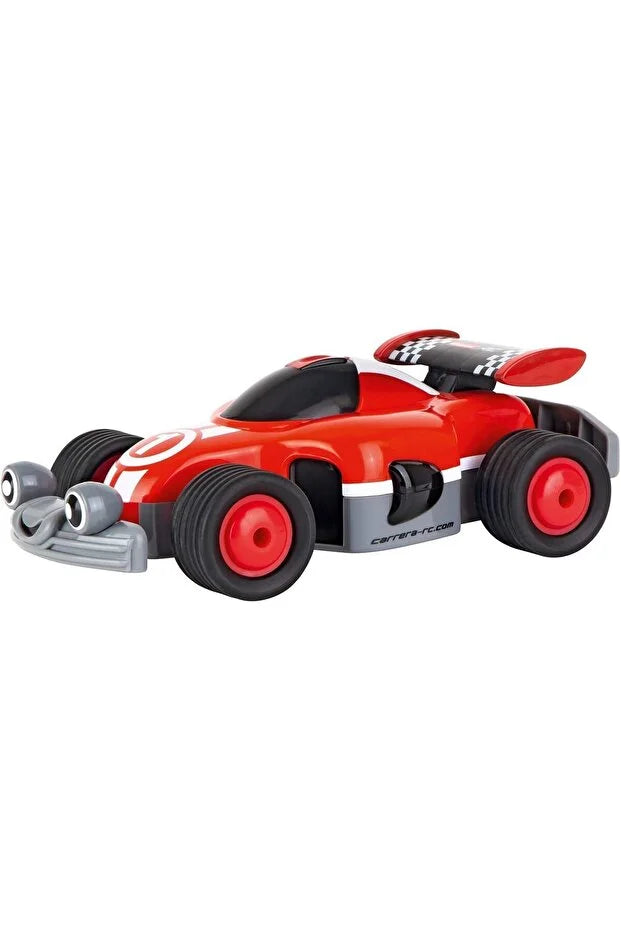Carrera RC My First Racer toy car in red with black wheels, designed for young children, shown on a white background.