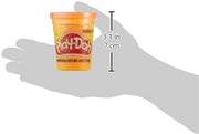 Orange Play-Doh single can of 113g from Hasbro, soft modeling dough in a bright, open can for creative play.