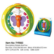 Colorful Tanny Rotate and Fun Toy by Tanny Kids featuring spinning wheels and playful design for children’s entertainment.