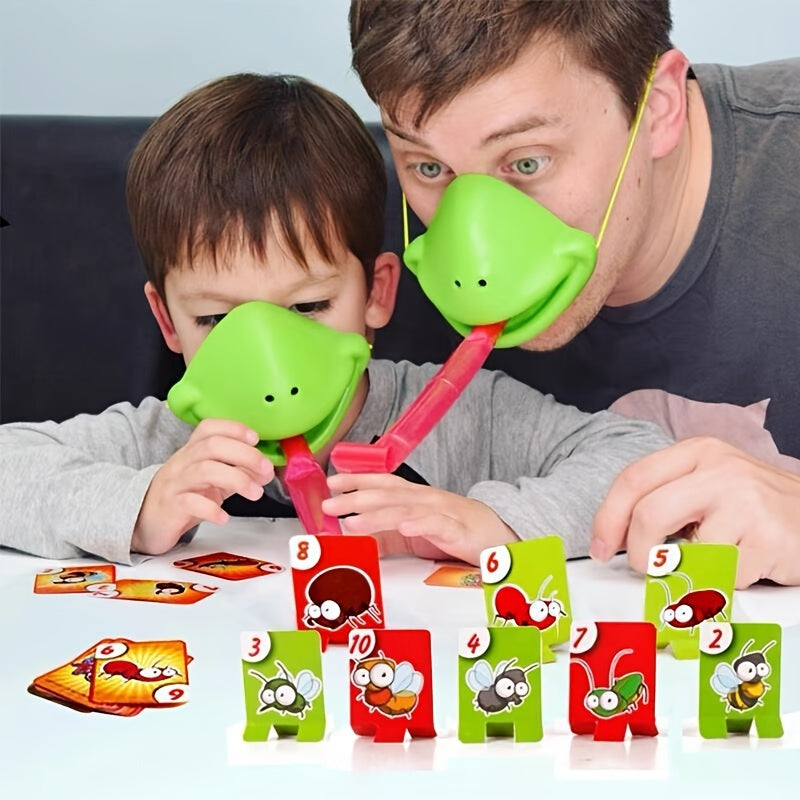 Frog Mouth Spit Tongue Board Game by Generic showing game components and colorful game board setup.