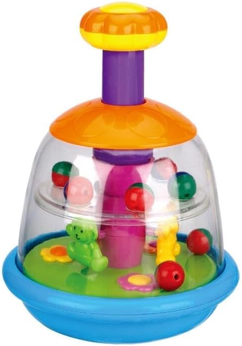 Colorful rainbow carousel for kids by Tanny Kids featuring vibrant rainbow colors and playful design, perfect for children's room decor.