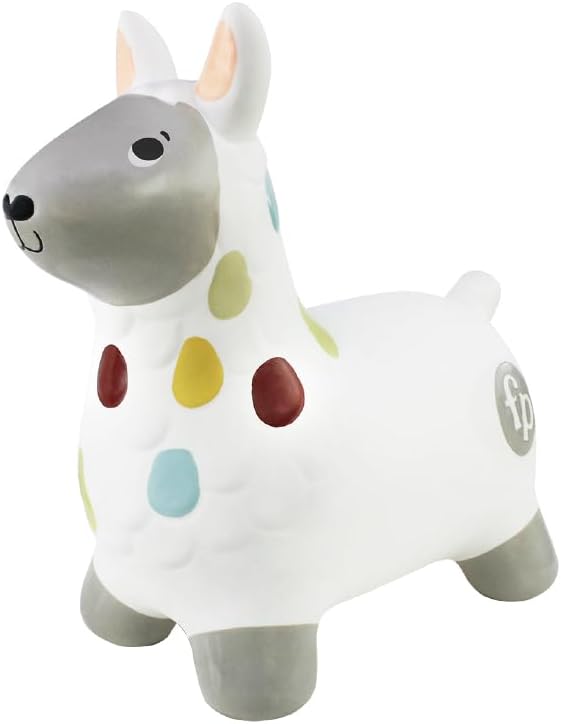 Fisher-Price Hopper Lama plush toy featuring a soft, colorful llama character with floppy ears and a friendly expression.