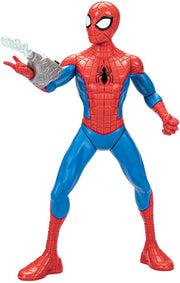 13-inch Marvel Spider-Man kids action figure by Hasbro featuring Spider-Man in a dynamic pose with detailed costume.