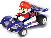 Carrera RC Mario Kart Circuit Special Mario toy car on track, featuring detailed Mario character design from Carrera.