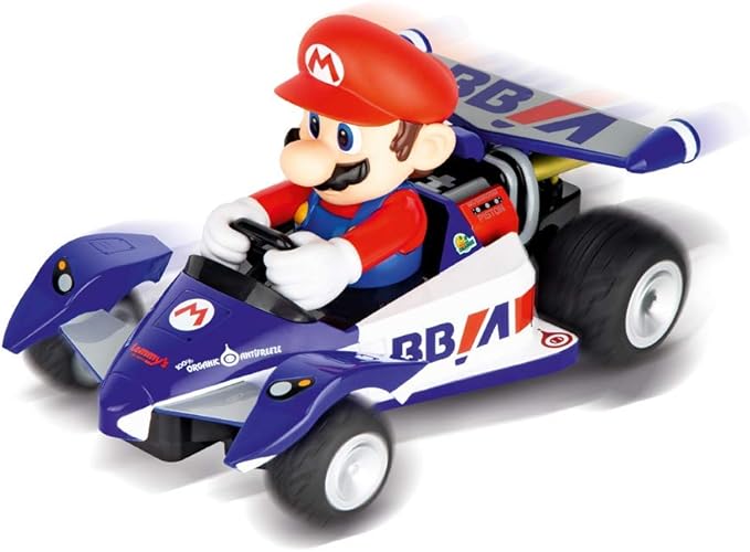 Carrera RC Mario Kart Circuit Special Mario toy car in red with racing details, suitable for remote-controlled racing fun.