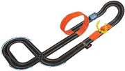 Carrera GO!!! Hot Wheels™ 6.4 race track set with colorful track pieces and racing cars on a smooth track layout.