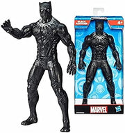Black Panther Mighty Hero Series action figure by Hasbro featuring detailed costume and poseable limbs.