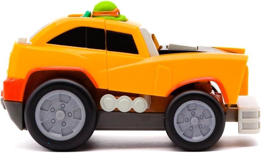Teenage Mutant Ninja Shell Smasher Karts assortment featuring Michelangelo with detailed figure and kart, colorful and action-ready.