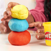 Yellow Play-Doh single can of modeling dough by Hasbro, 113g, showing a bright yellow container of soft, moldable modeling clay.