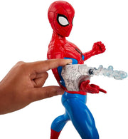 13-inch Marvel Spider-Man kids action figure by Hasbro featuring Spider-Man in a dynamic pose with detailed costume.
