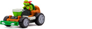 Teenage Mutant Ninja Turtle Shell Smasher Karts assortment featuring Raphael with colorful toy kart and ninja shell design.
