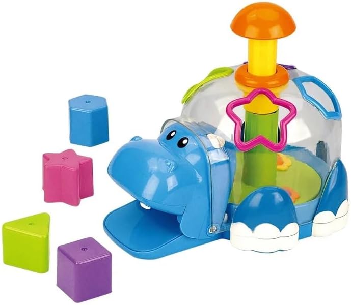 Colorful Tanny Kids Funny Hippo Activity Toy with interactive features, perfect for engaging young children.