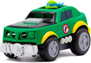 Teenage Mutant Ninja Turtle Shell Smasher Karts Leonardo figure from Funrise, with detailed ninja turtle design and vibrant colors.