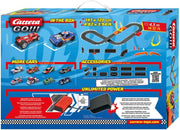 Carrera Hot Wheels Turbo Looping Bundle toy set with racing track, loop, and cars for kids and racing enthusiasts