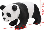 Soft plush panda vinyl toy, 45cm tall, from Generic, featuring a cute panda design perfect for children and collectors.