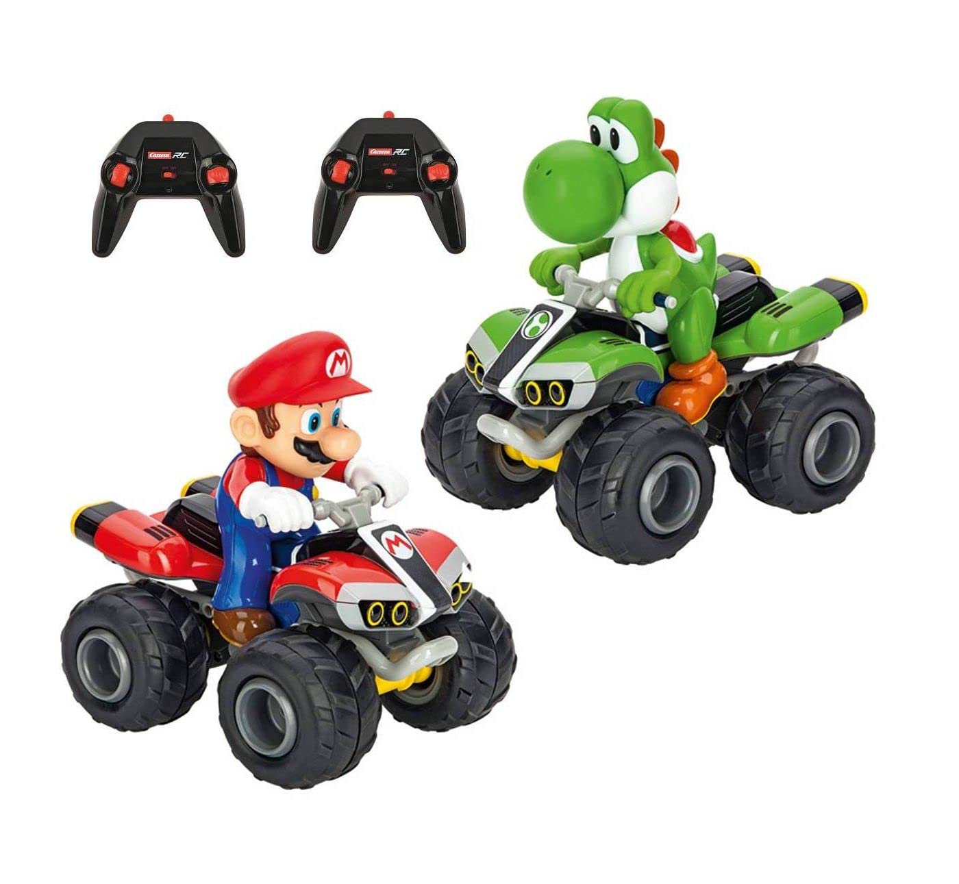 Carrera RC Mario Kart Yoshi and Mario Quad Twin Pack
