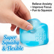 Colorful Nee Doh Assorted Color Cube toy with soft, squishy texture and vibrant hues, designed for sensory play and stress relief.