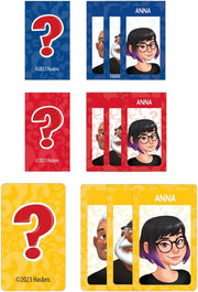 Hasbro Guess Who? Grab and Go board game with colorful character cards and game pieces for quick fun and easy play.