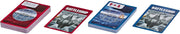 Hasbro Gaming Classic Battleship card game with colorful game cards and packaging for strategic naval battles fun