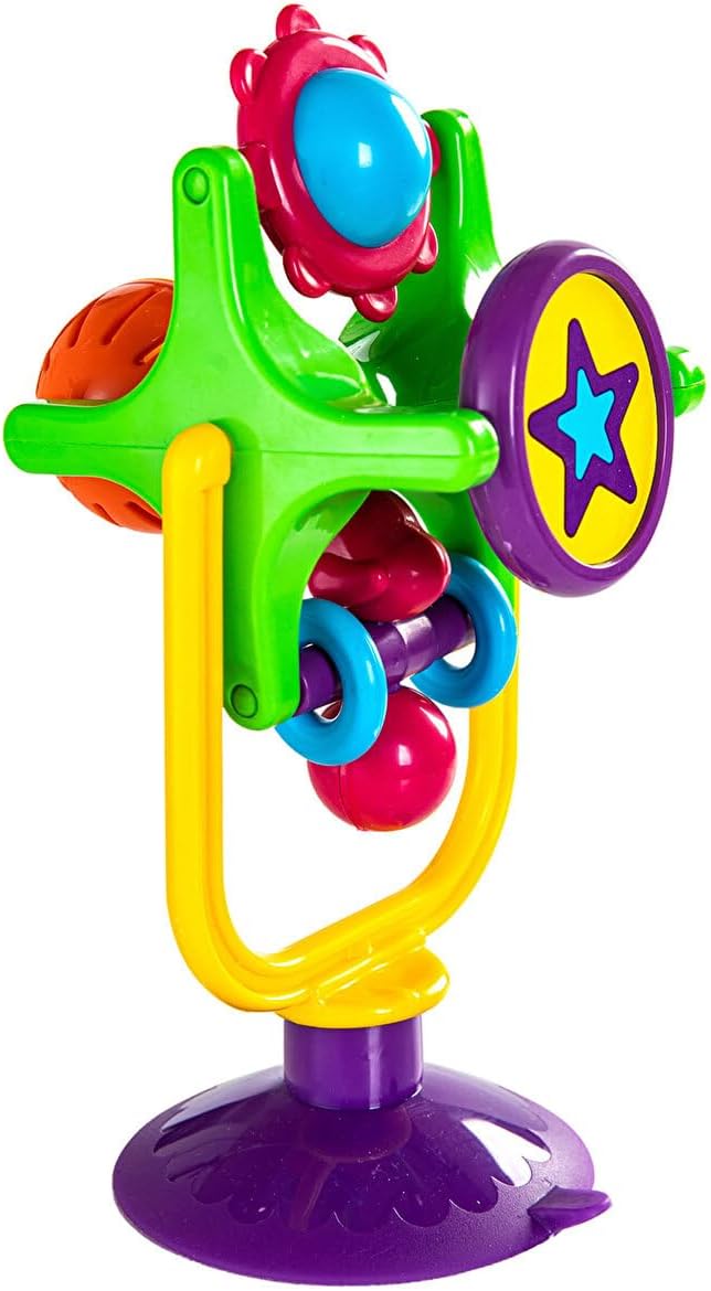 Tanny Kids Tanny Kids Busy Wheeler toy with colorful wheels and handle for young children to push and play.