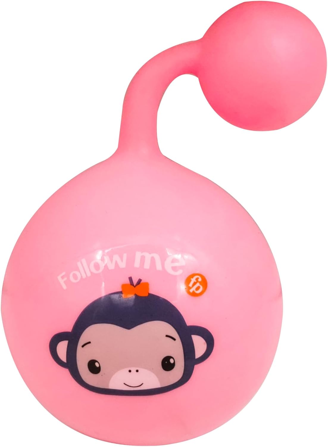 Fisher-Price baby rattle ball with colorful design, soft textures, and easy-to-grip shape for infant sensory play.