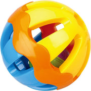Colorful Tanny Kids Rattle Ball with textured surface and bright patterns, designed for infants and toddlers' sensory play.