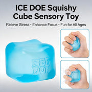 Colorful Nee Doh Assorted Color Cube toy with soft, squishy texture and vibrant hues, designed for sensory play and stress relief.