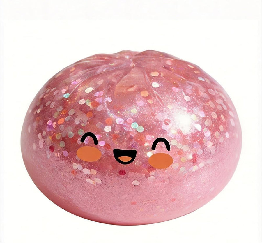 Colorful Dumpling Squishy toy from Generic with assorted shapes and textures, soft and squeezable for stress relief and play.