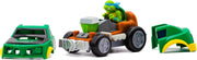 Teenage Mutant Ninja Turtle Shell Smasher Karts Leonardo figure from Funrise, with detailed ninja turtle design and vibrant colors.
