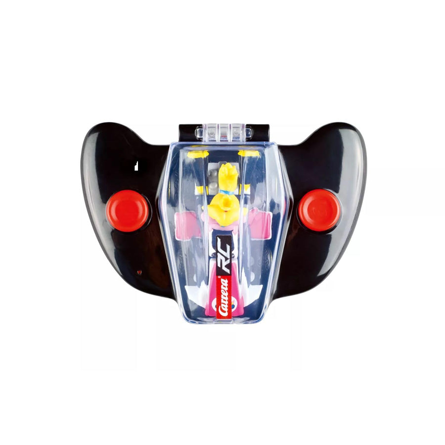 Carrera RC Mario Kart Pipe Kart Peach toy car with detailed plastic figure and colorful racing design.