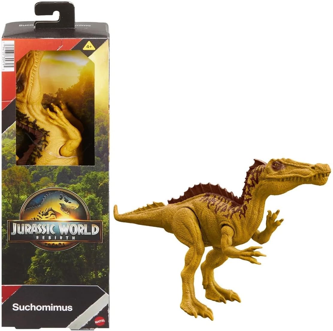 Jurassic World Suchomimus dinosaur figure with detailed sculpt and realistic features, perfect for collectors and kids.