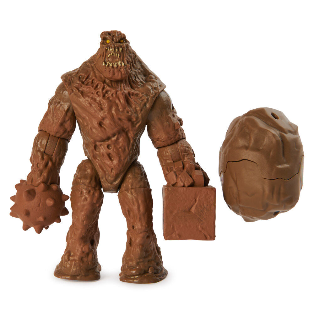 Spin Master Clayface 4-inch action figure with detailed sculpting and movable joints, ideal for collectors and fans.