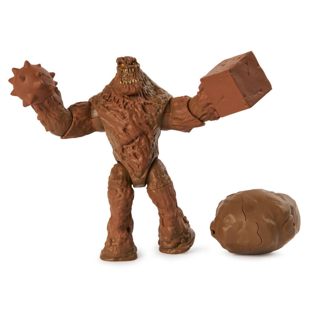 Spin Master Clayface 4-inch action figure with detailed sculpting and flexible joints, ideal for collectible DC Comics fans.