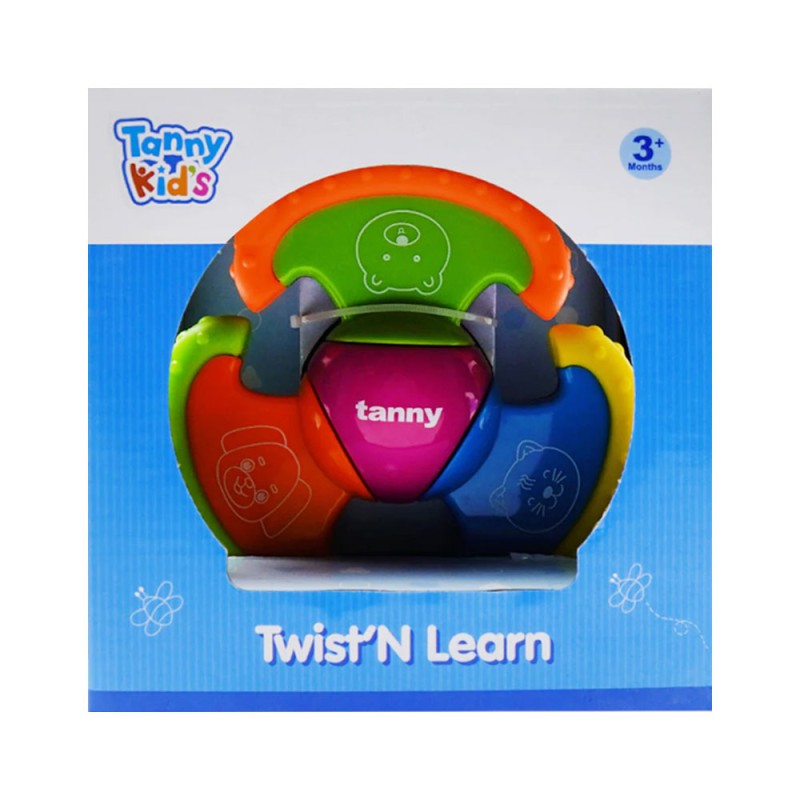 Tanny Kids Twist N Learn educational toy with colorful twistable pieces and interactive features for young children.