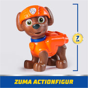 Spin Master PAW Patrol Air Cushion Boat toy with Zuma dog figure, featuring colorful boat and playful character design.