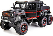 Playzo 1:20 scale Mercedes Benz AMG G63 6X6 off-road SUV diecast model with alloy metal construction and detailed design.