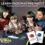 National Geographic rock and mineral card game set by Playzokids featuring colorful illustrated cards for educational fun.