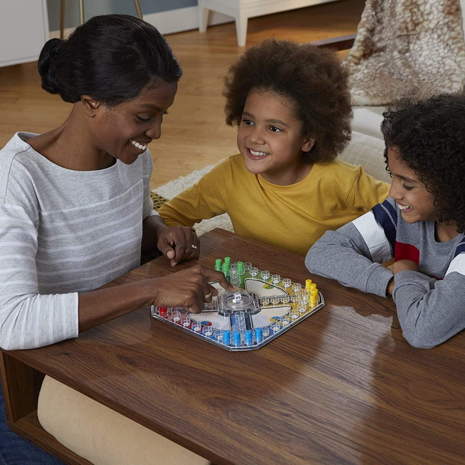 Hasbro Trouble board game with colorful plastic pegs and game board for family fun and strategic play