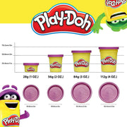 Play-Doh modeling compound starter kit with 8 rainbow-colored tubs of toy modeling clay by Hasbro, ideal for creative play.