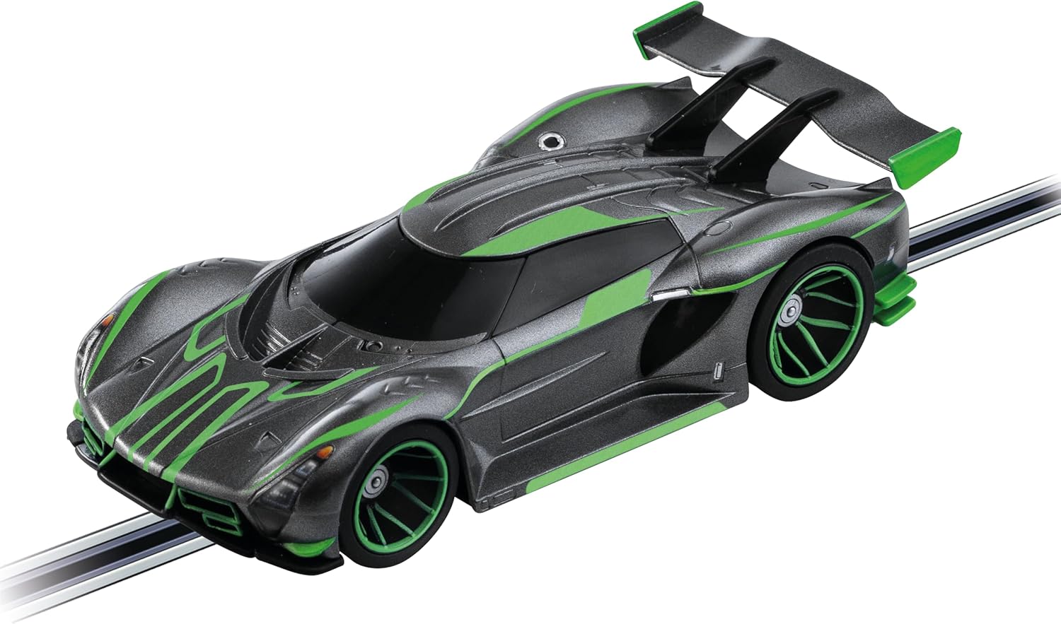Carrera Tuning Zone Car racing track set with colorful curves and straight sections for racing toy cars, branded Carrera.