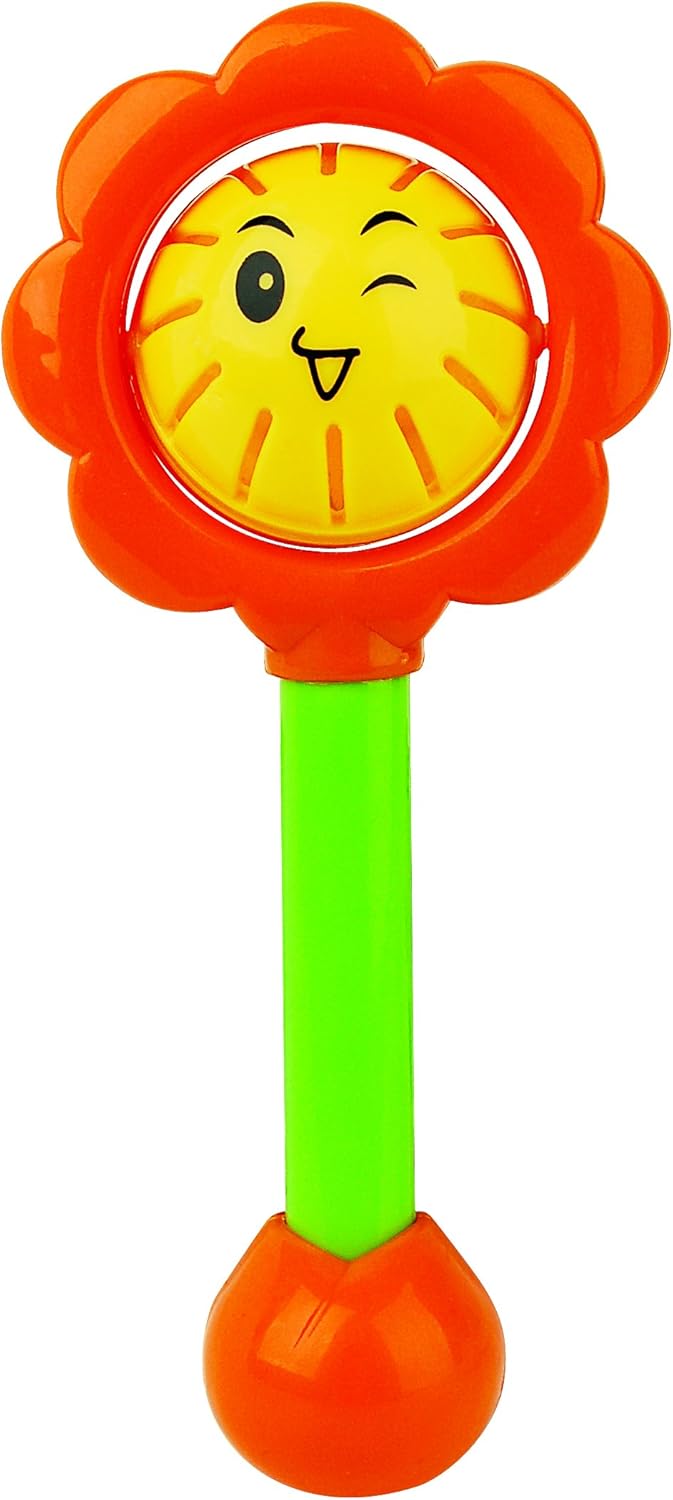 Tanny Kids baby rattle drum with colorful handle and drum surface, perfect for little hands and early musical exploration.