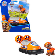 Spin Master PAW Patrol Air Cushion Boat toy with Zuma dog figure, featuring colorful boat and playful character design.