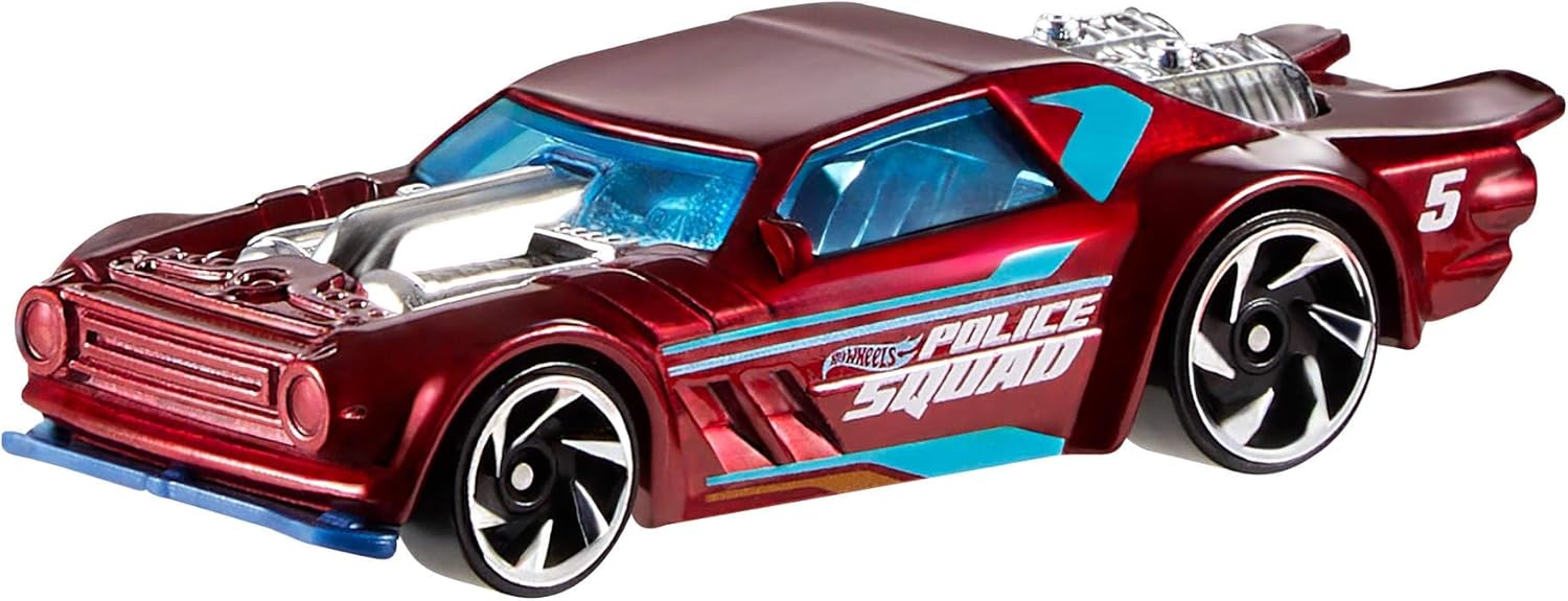 Hot Wheels toy car track set with starter pack, featuring colorful plastic tracks and a 1:64 scale car for creative racing fun.