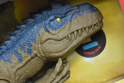 Jurassic World Allosaurus dinosaur figure with detailed sculpting and realistic features, suitable for collectors and kids.