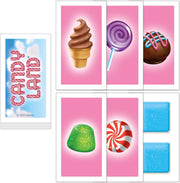Hasbro Candy Land Grab and Go travel board game with colorful game pieces and game board for kids' fun on the go