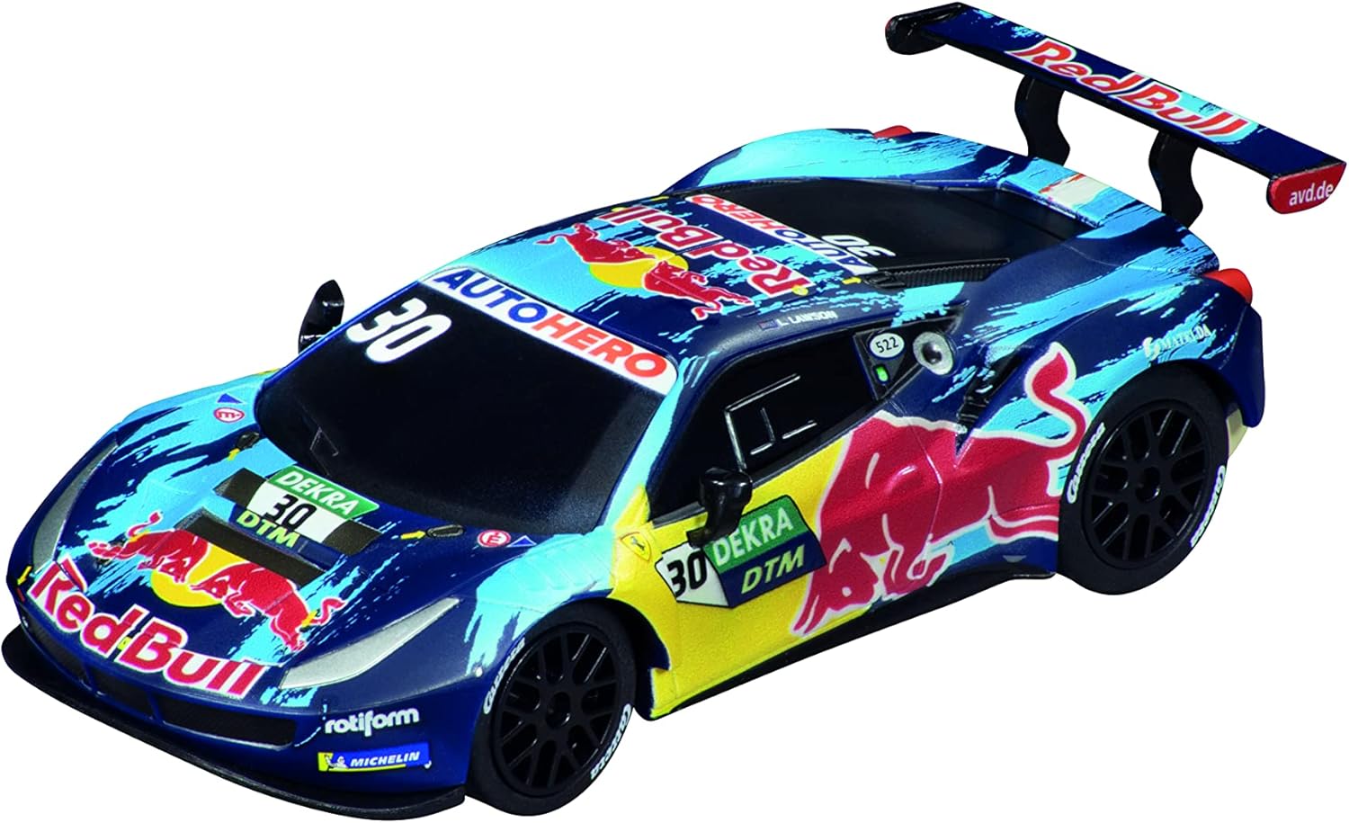 Carrera high-speed digital race track toy with racing cars and track layout for kids and hobbyists.