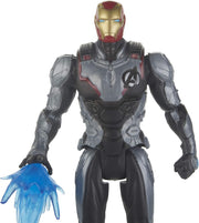 Marvel Avengers Endgame Iron Man 6-scale toy figure by Hasbro, detailed action figure with iconic suit and armor design.