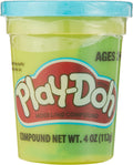 Neon blue Play-Doh single can of 113g from Hasbro, showing vibrant, soft modeling dough in a colorful can.