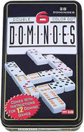 Dominoes Game Set in a Tin Case